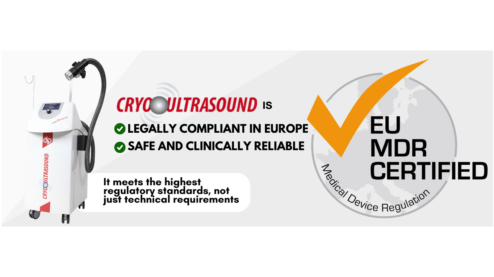 Certificazione MDR per CRYOULTRASOUND 